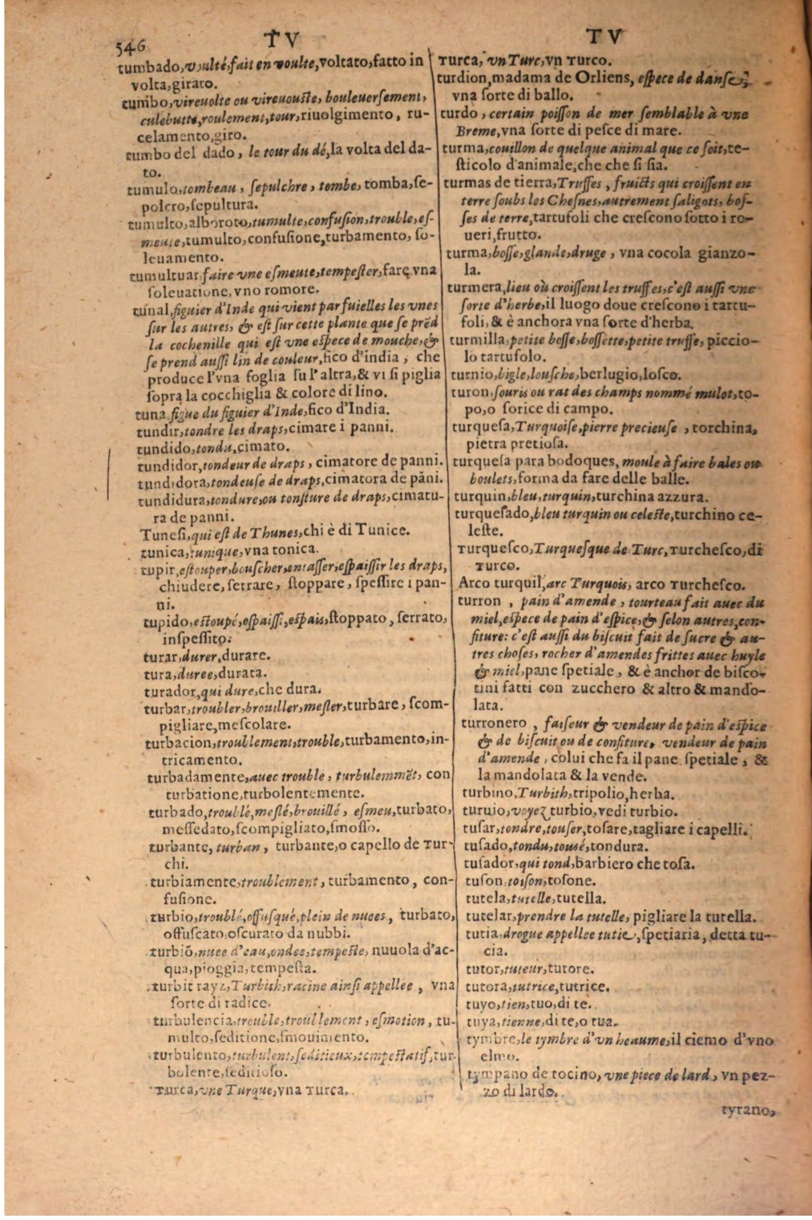 1606 - Samuel Crespin - Thresor des trois langues, francoise, italiene et espagnolle - BSB Munich 1606 - Samuel Crespin - Thresor des trois langues, francoise, italiene et espagnolle - BSB Munich