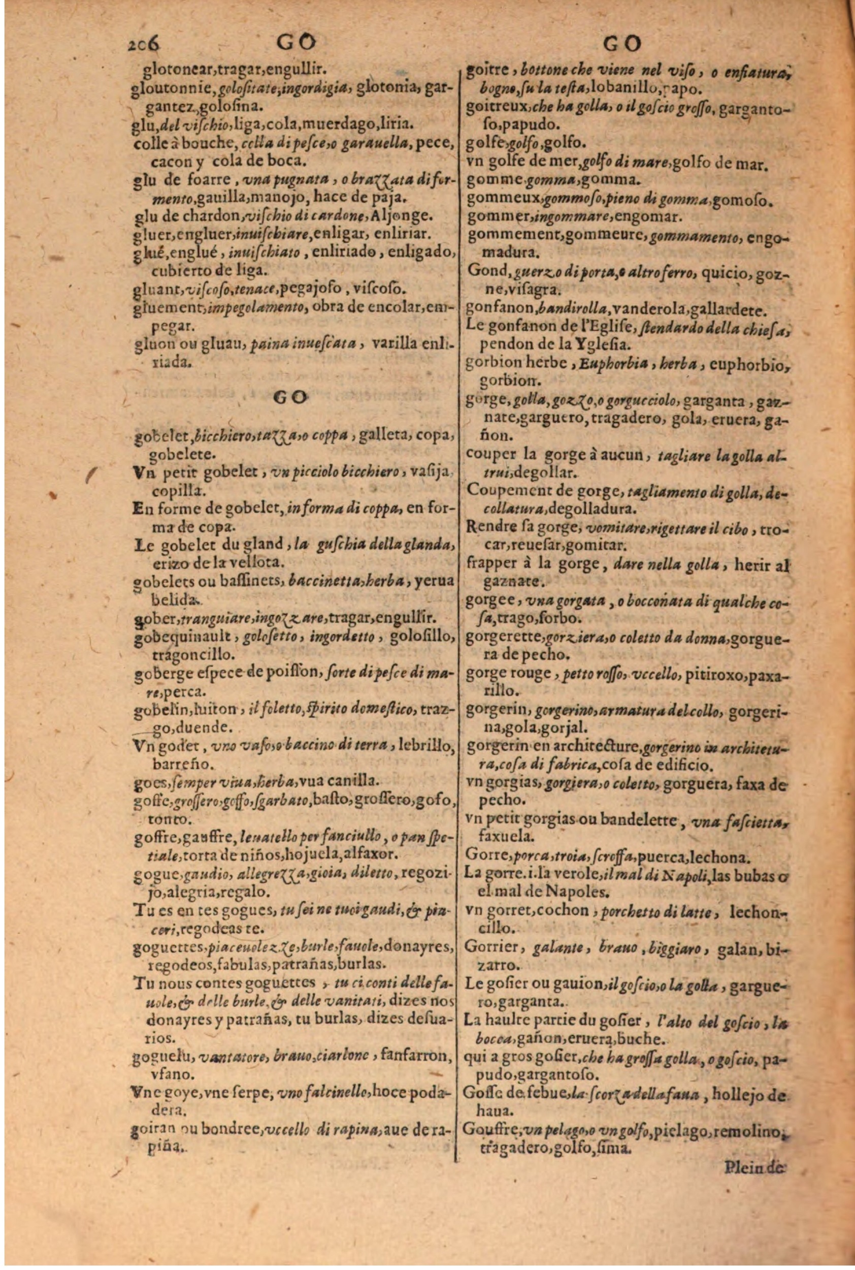 1616 - Pierre de la Rovière - Trésor des trois langues (Seconde partie) - BSB Munich