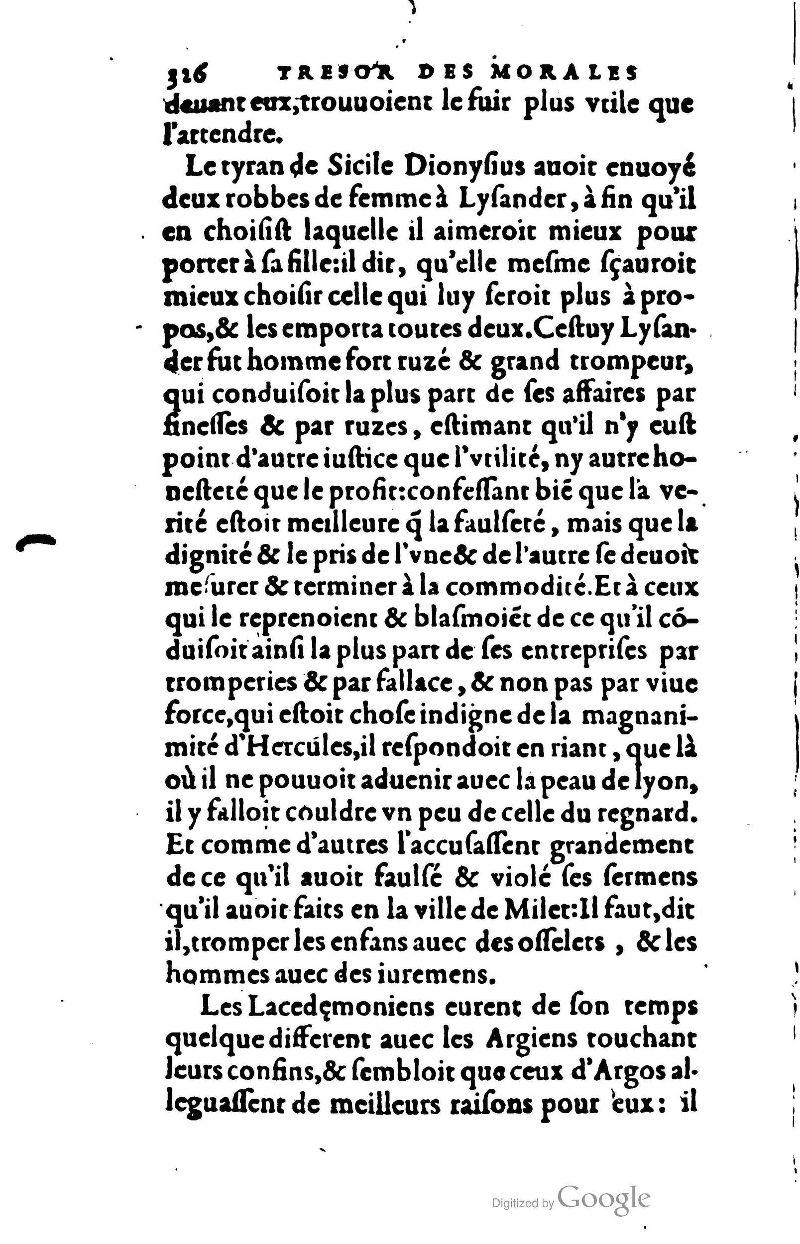 1578 - Jean Poupy - Trésor des morales de Plutarque - BSB Munich