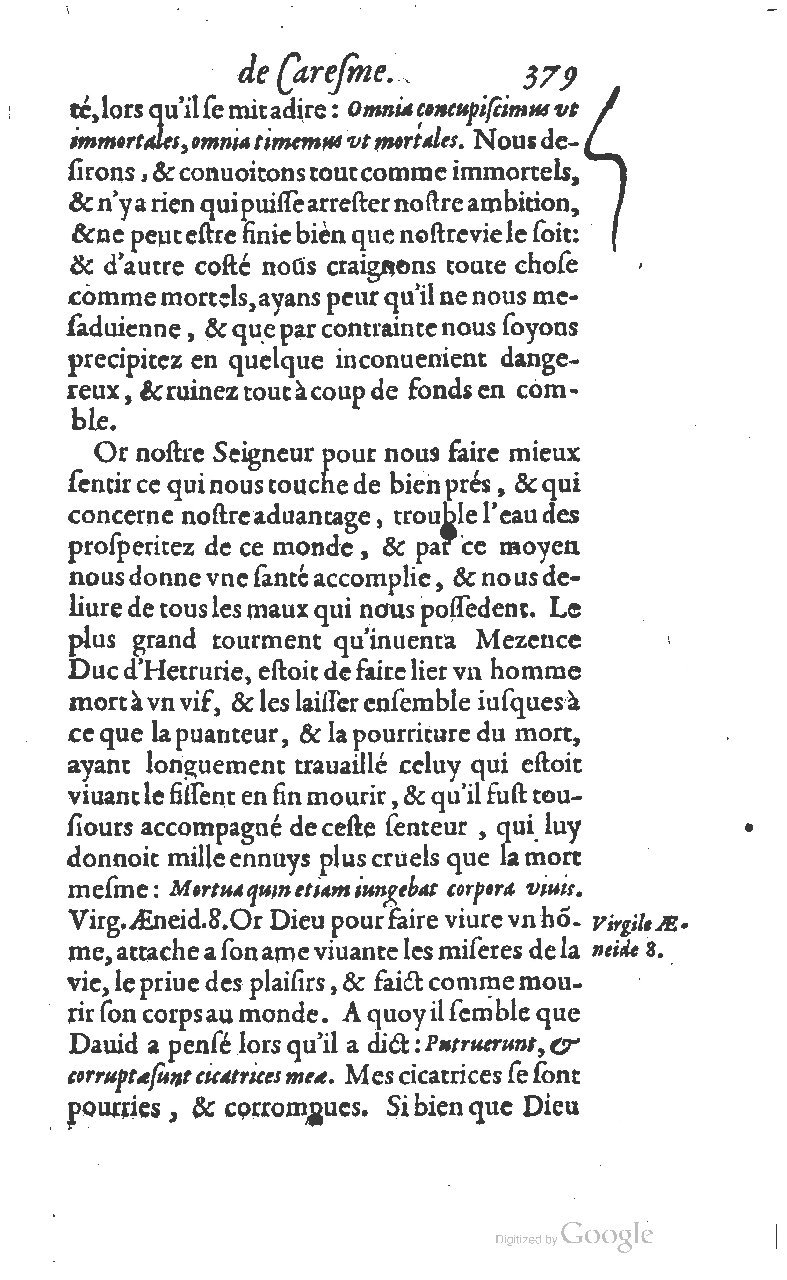 1607 - Nicolas Du Fossé - Trésor quadragésimal - T 01 - BM Lyon