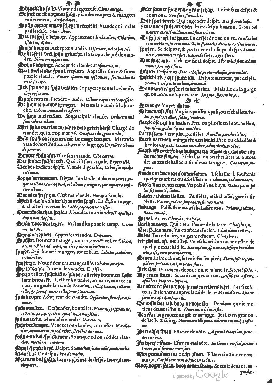 1573 - Christophe Plantin - Trésor du langage bas-allemand - BM Lyon 1573 - Christophe Plantin - Trésor du langage bas-allemand - BM Lyon