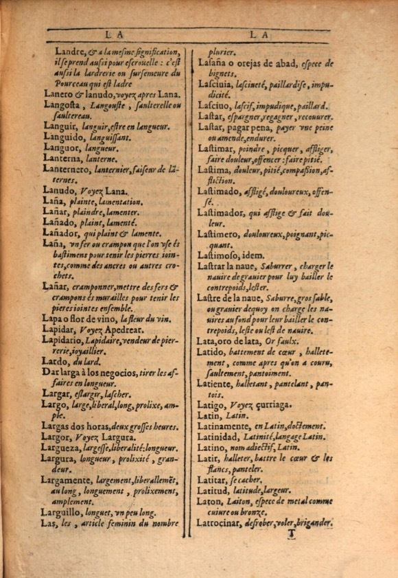 1607 - Marc Orry - Trésor des deux langues espagnole et française (Première et Seconde parties) - ÖNB Wien