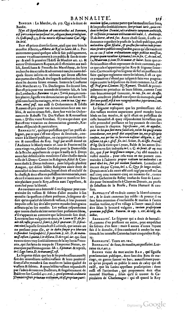 1629 - Veuve Nicolas Buon - Trésor du droit français (29620 T. 1) - BM Lyon