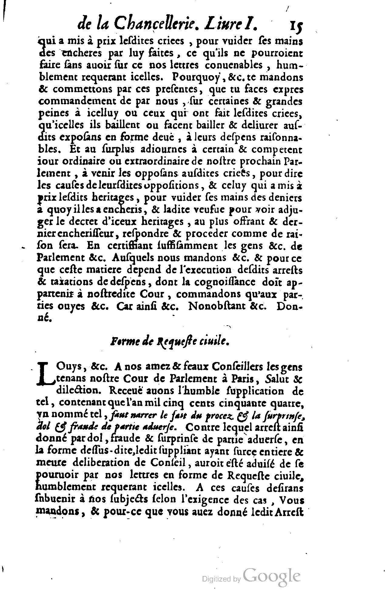 1614 - Jean Richer - Trésor du nouveau style et protocole de la chancellerie de France - BSB Munich