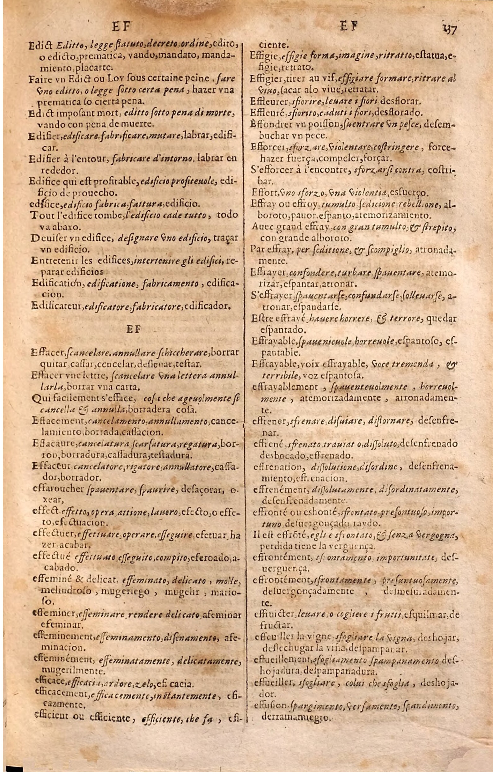 1627 - Jacques Crespin - Trésor des trois langues (Seconde partie) - Regensburg