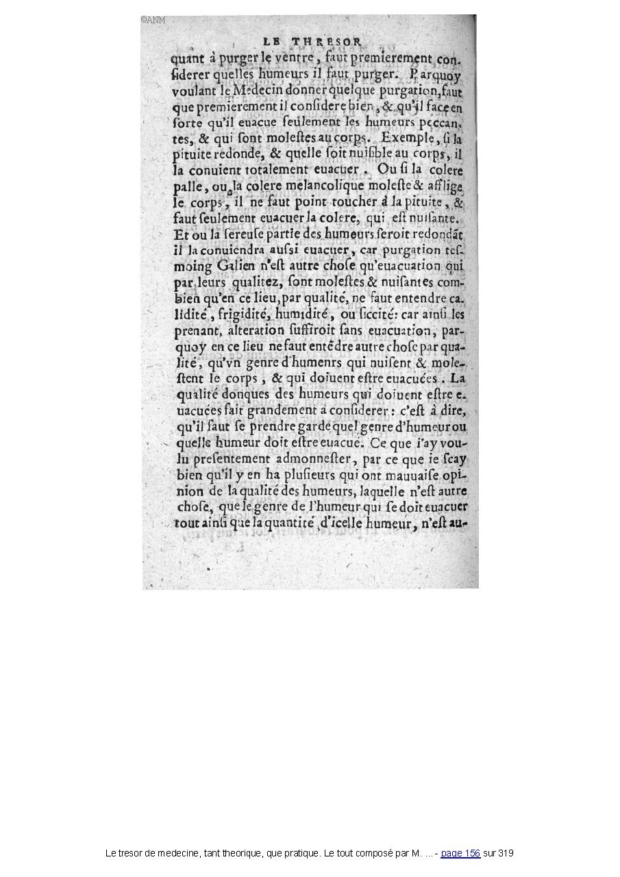 1560 - Pierre et Jan Moine - Trésor de médecine - Université Paris Cité