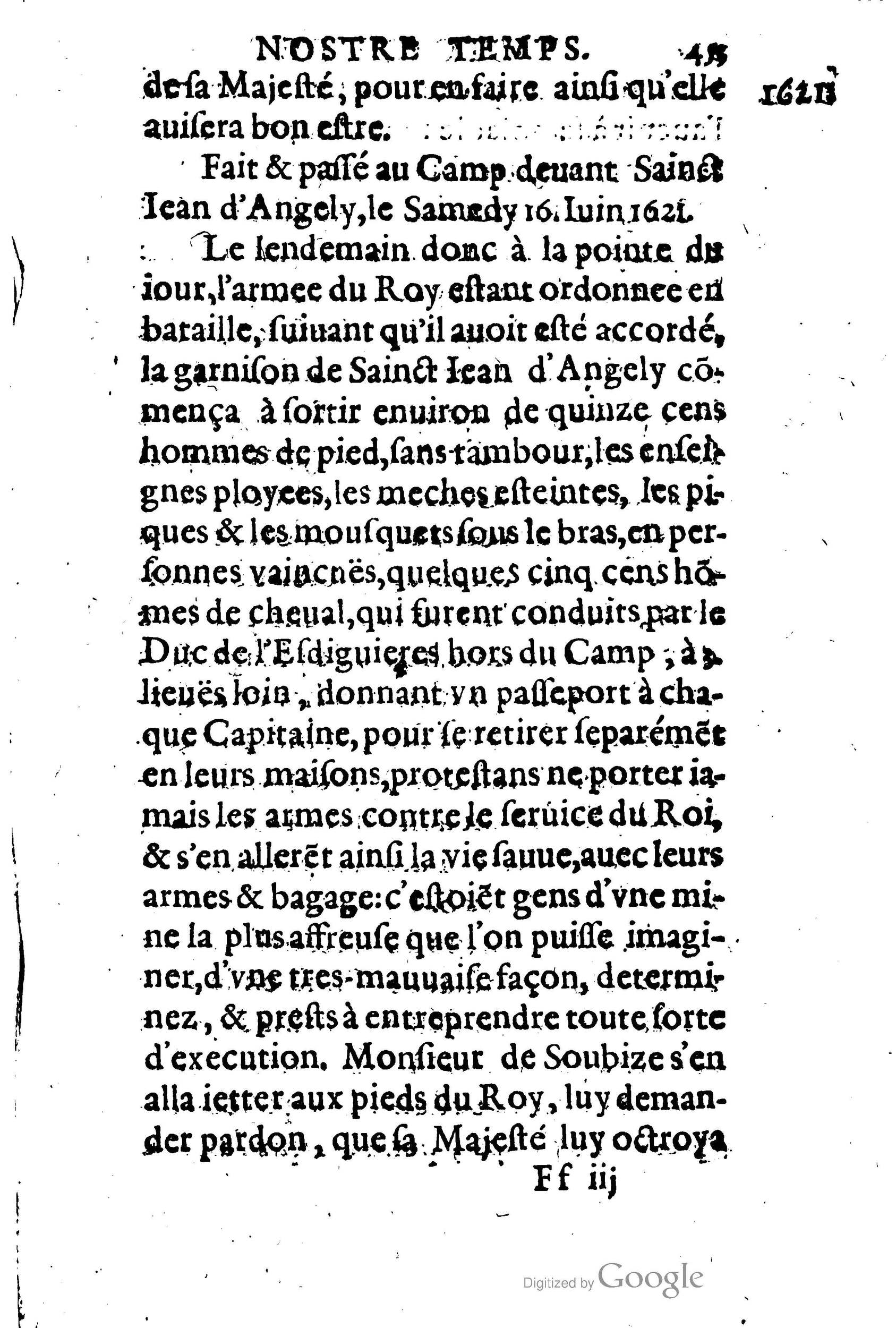 1623 - Joseph Bouillerot - Trésor de l’histoire générale de notre temps - BM Lyon
