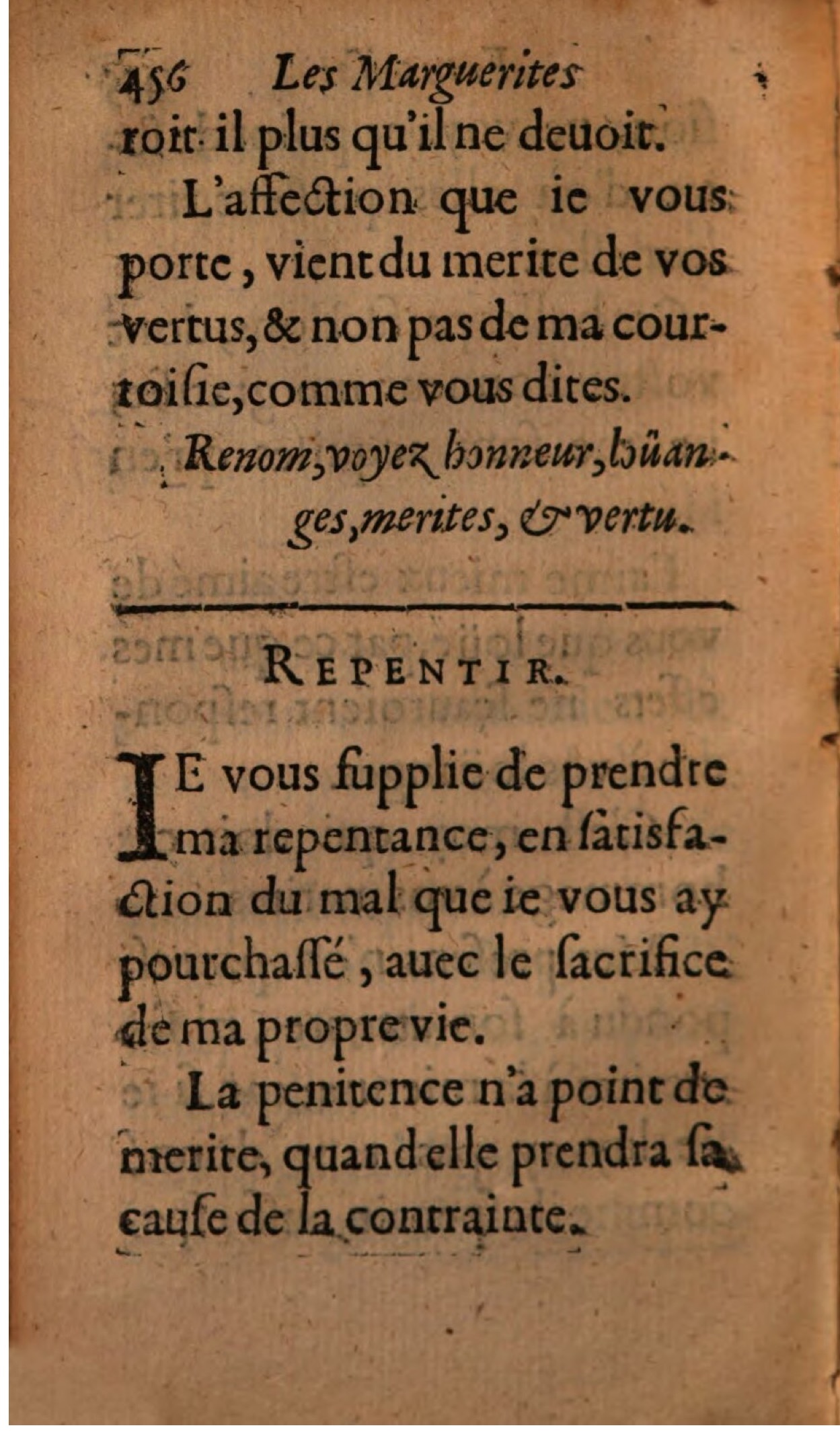 1608 - Théodore Reinsart - Les Marguerites françaises ou Trésor des Fleurs du bien-dire - BSB Munich