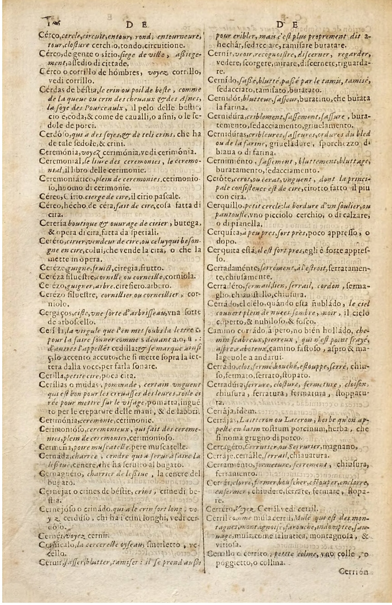 1627 - Jacques Crespin - Trésor des trois langues - Regensburg