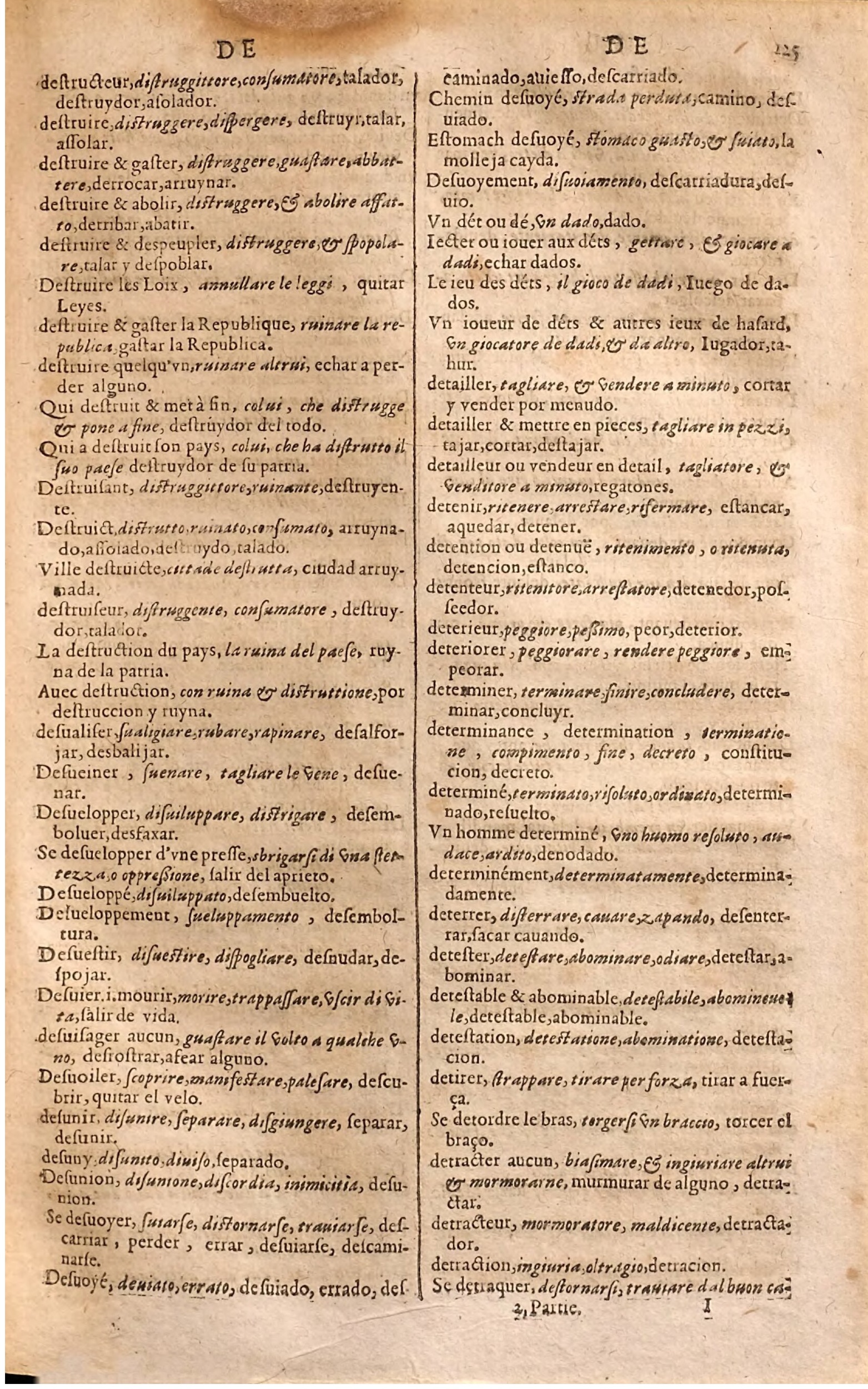 1627 - Jacques Crespin - Trésor des trois langues (Seconde partie) - Regensburg