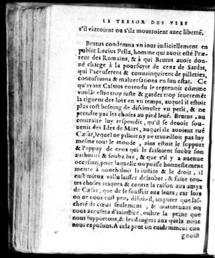 1574 - Benoît Rigaud - Trésor des vies de Plutarque - Avignon