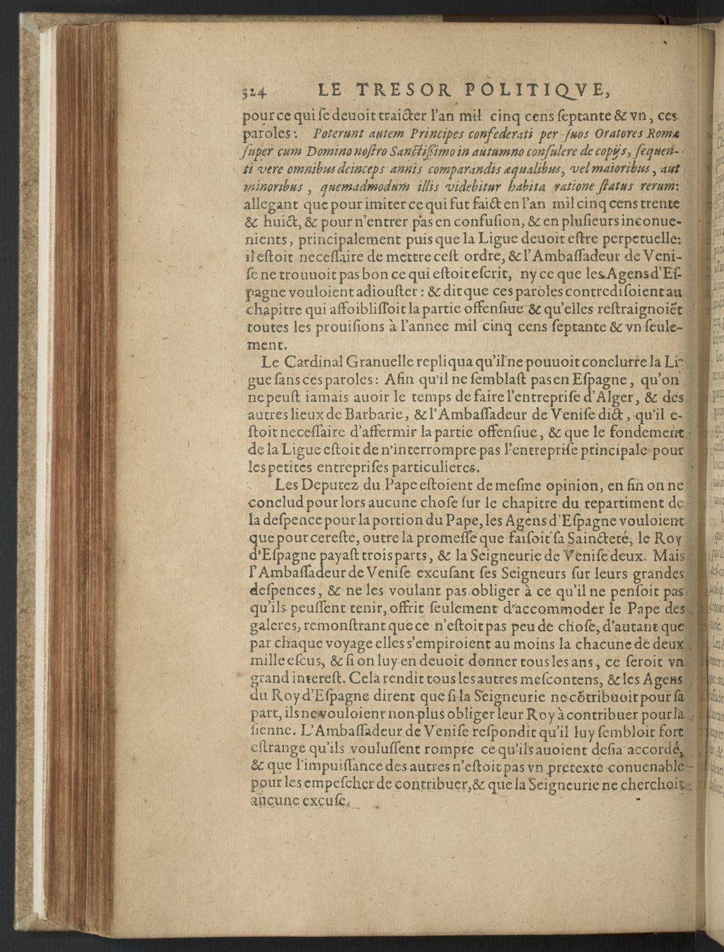 1608 - Nicolas Du Fossé - Trésor politique - BnF Tolbiac