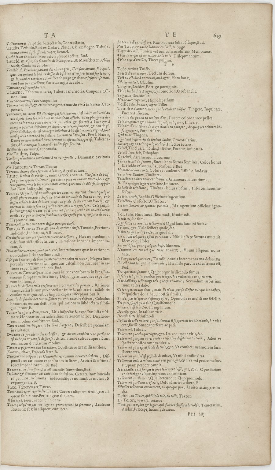 1606 - David Douceur - Trésor de la langue française - BnF