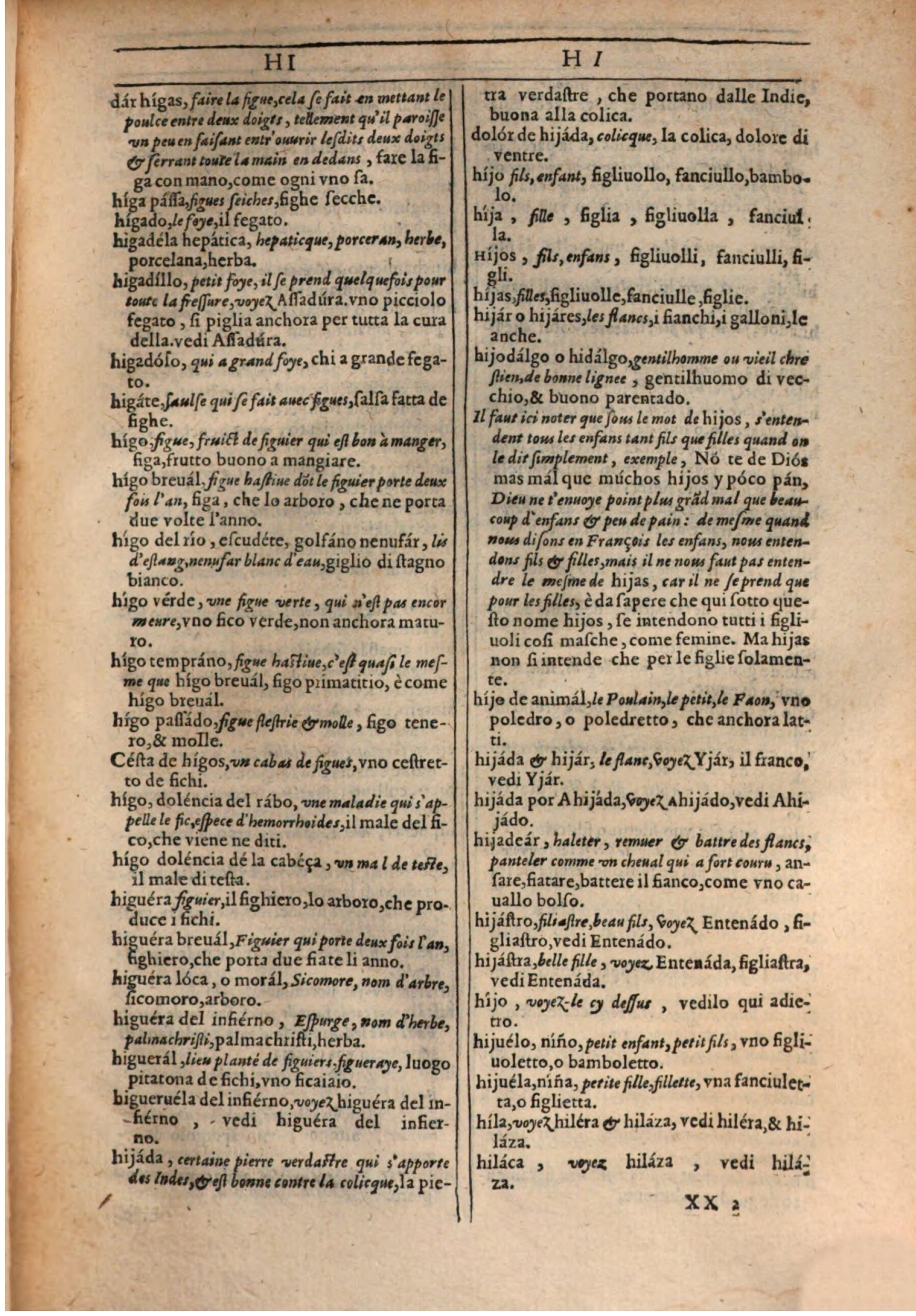 1609 - Philippe Albert et Alexandre Pernet - Trésor des trois langues française, italienne et espagnole (Première partie) - BSB Munich
