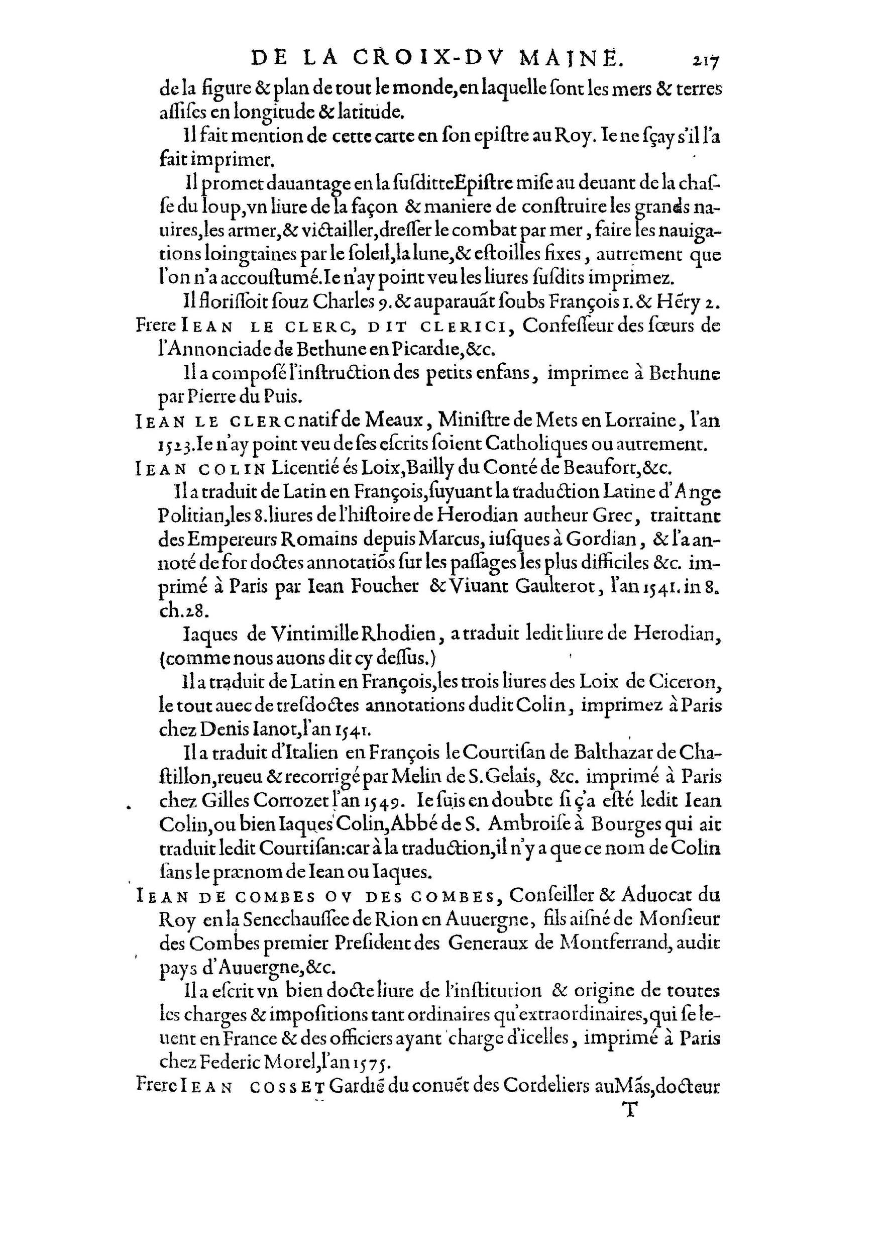 1584 - Abel L&#039;Angelier - Bibliothèques françaises - BnF