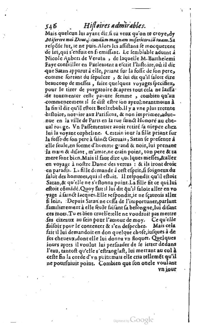 1610 - Paul Marceau - Trésor d’histoires admirables et mémorables - BSB Munich