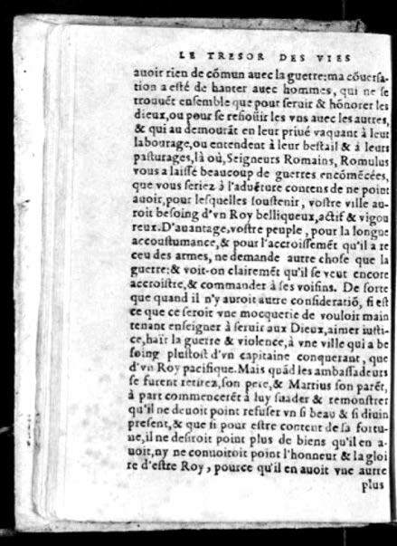 1574 - Benoît Rigaud - Trésor des vies de Plutarque - Avignon
