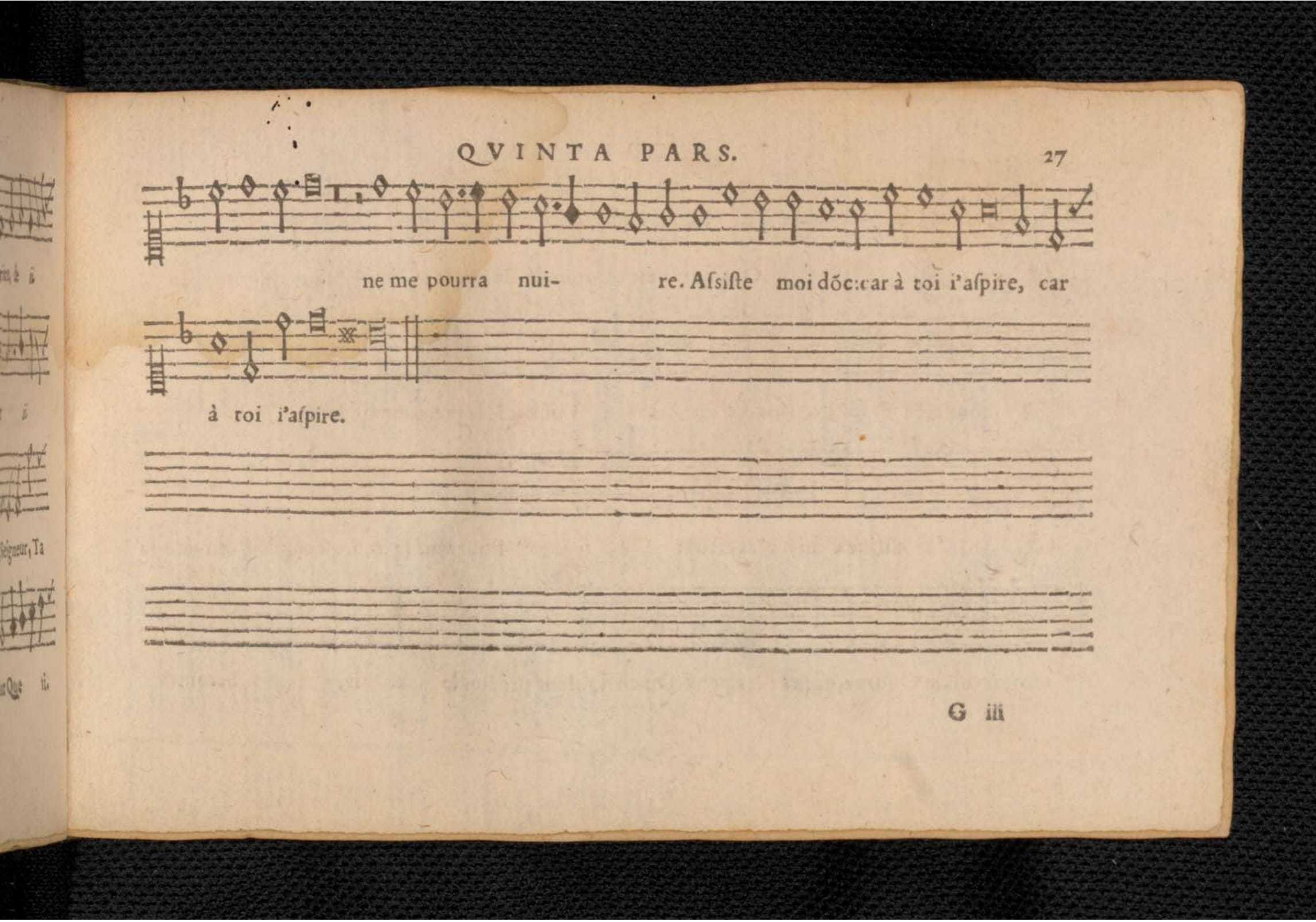 1576 - [Pierre de Saint-André] - Trésor de musique d’Orlande de Lassus Quinta et Sexta pars - KBR Bruxelles