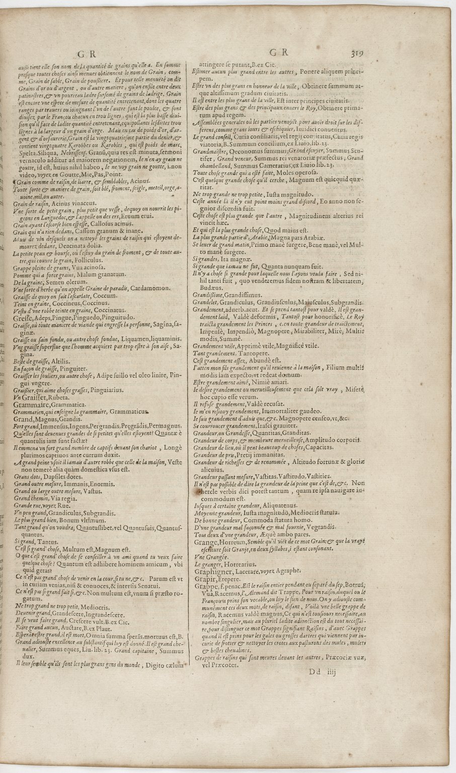 1606 - David Douceur - Trésor de la langue française - BnF
