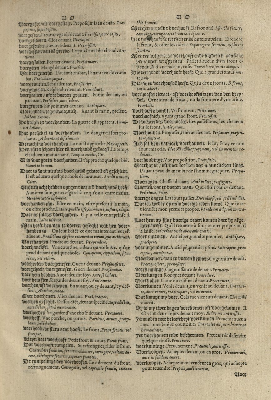 1573 - Christophe Plantin - Trésor du langage bas-allemand - Greifswald 1573 - Christophe Plantin - Trésor du langage bas-allemand - Greifswald