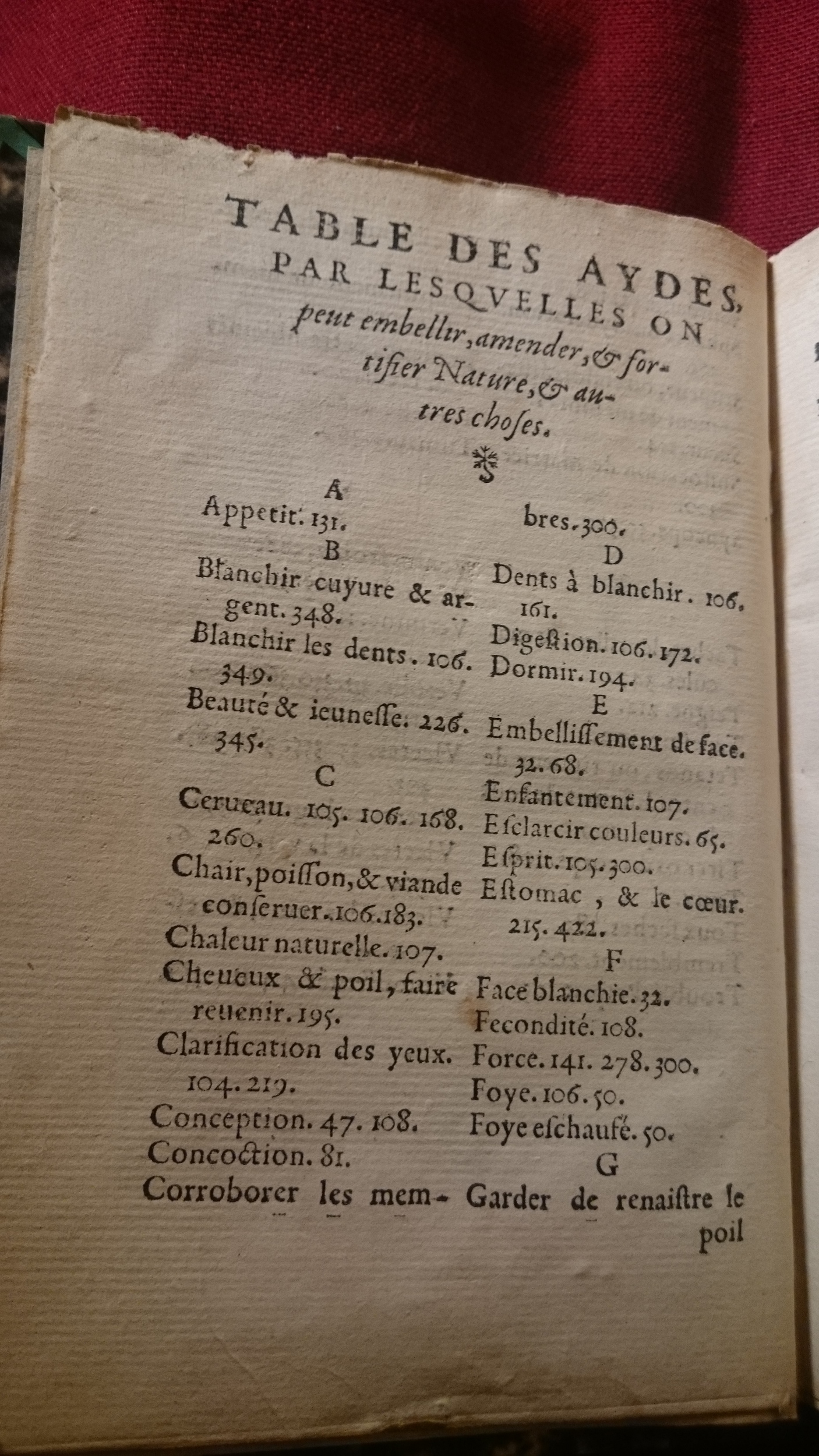 1557 - Veuve Balthazar Arnoullet - Trésor d’Évonyme Philiatre - BnF