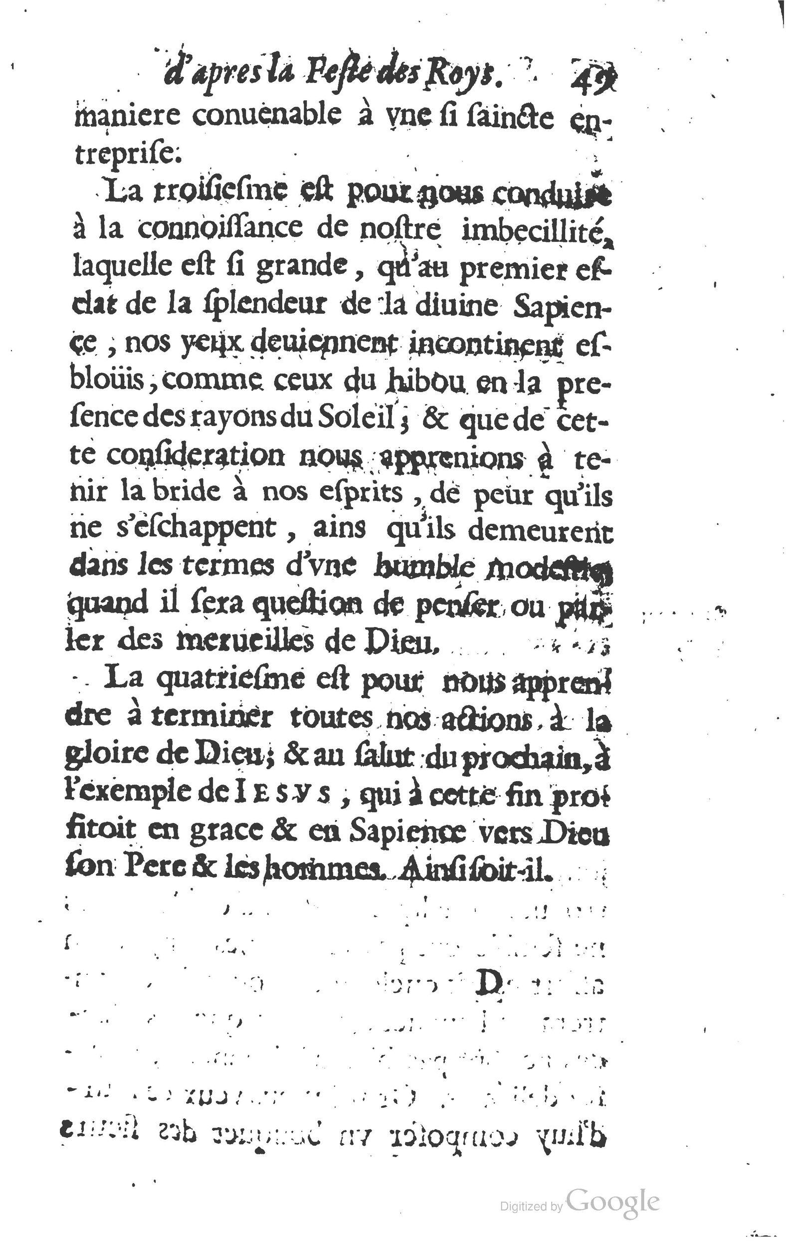 1629 - Manassés de Préaulx - Sermons ou Trésors de la piété chrétienne - BM Lyon