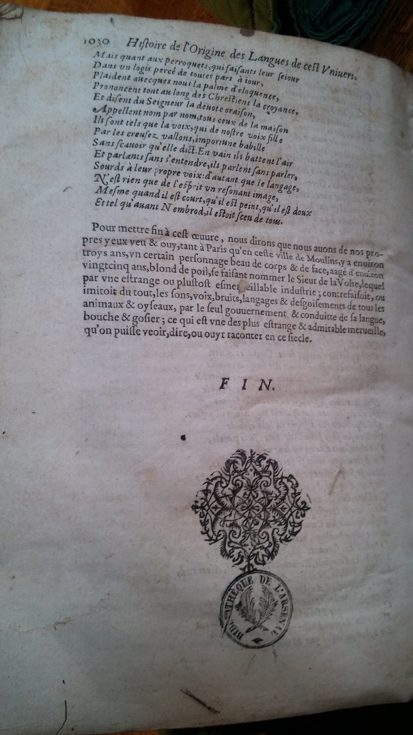 1613 - Matthieu Berjon - Trésor de l’histoire des langues de cet univers - BnF Arsenal 1613 - Matthieu Berjon - Trésor de l’histoire des langues de cet univers - BnF Arsenal