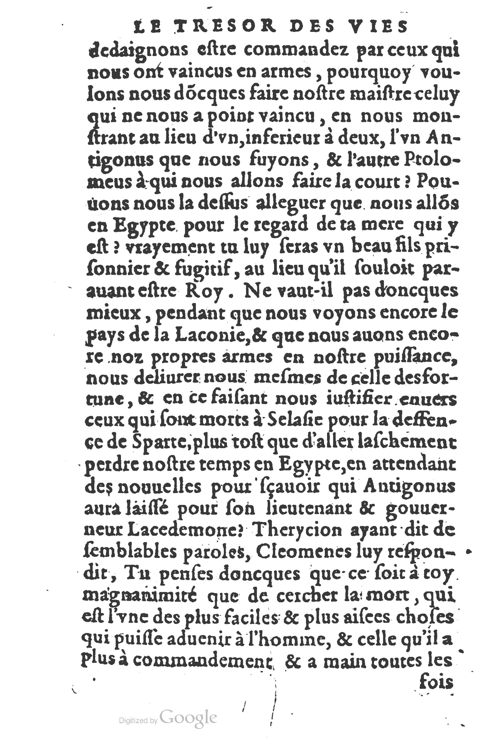 1577 - Claude Micard - Trésor des vies de Plutarque - BSB Munich