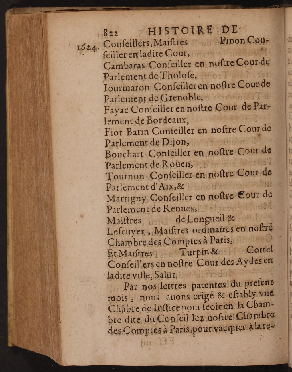 1626 - Joseph Bouillerot - Trésor de l’histoire générale de notre temps - BnF Arsenal
