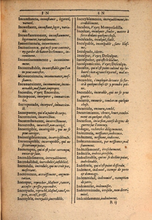 1607 - Marc Orry - Trésor des deux langues espagnole et française (Première et Seconde parties) - ÖNB Wien