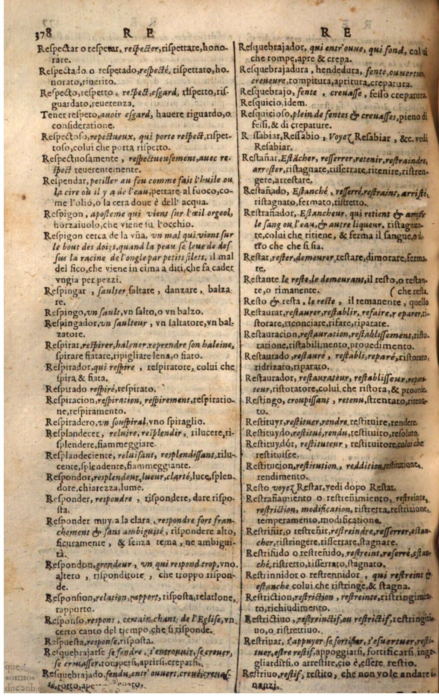 1644 - Jacques Crespin - Trésor des trois langues - Passau 1644 - Jacques Crespin - Trésor des trois langues - Passau