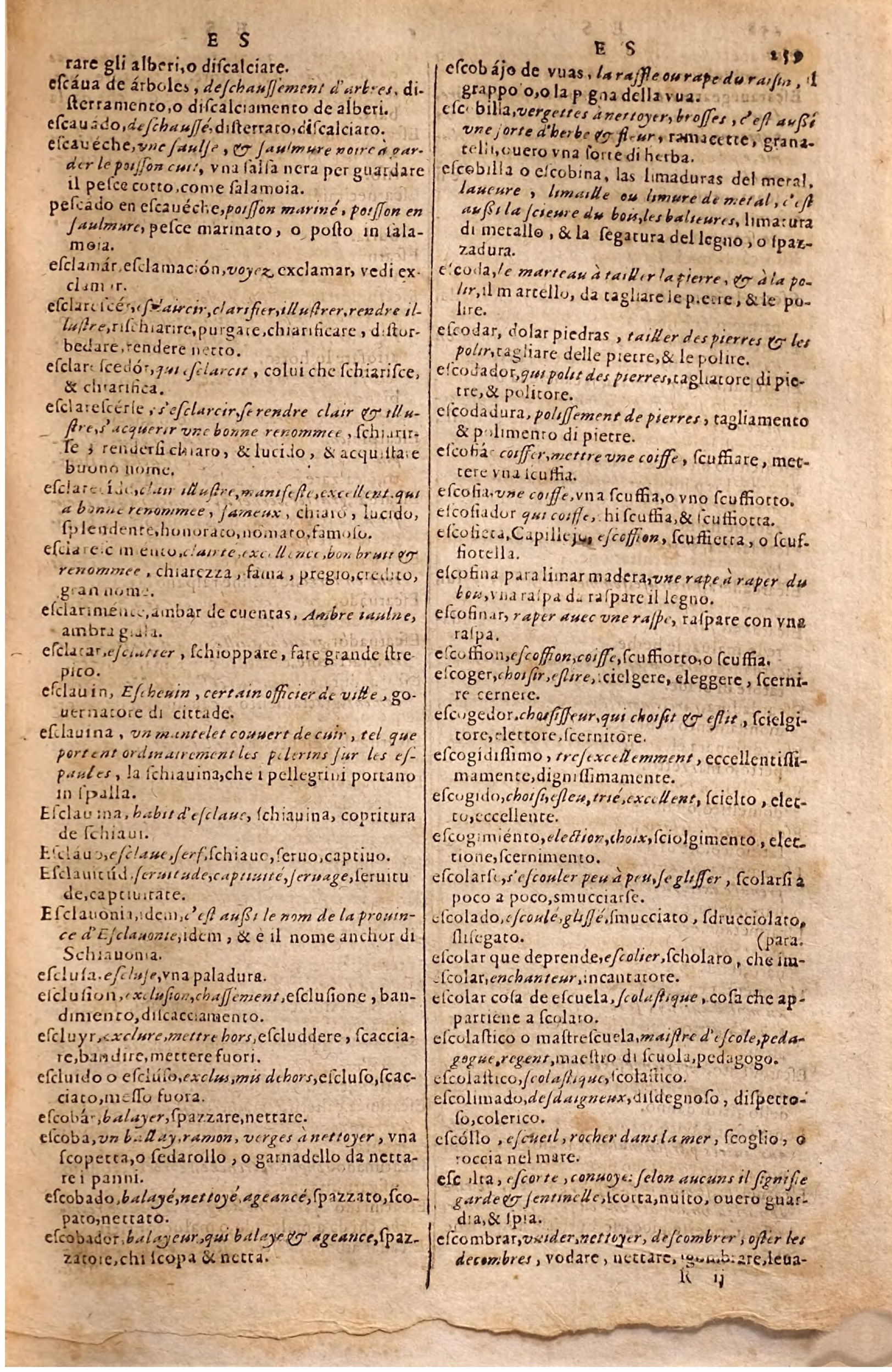 1627 - Jacques Crespin - Trésor des trois langues - Regensburg