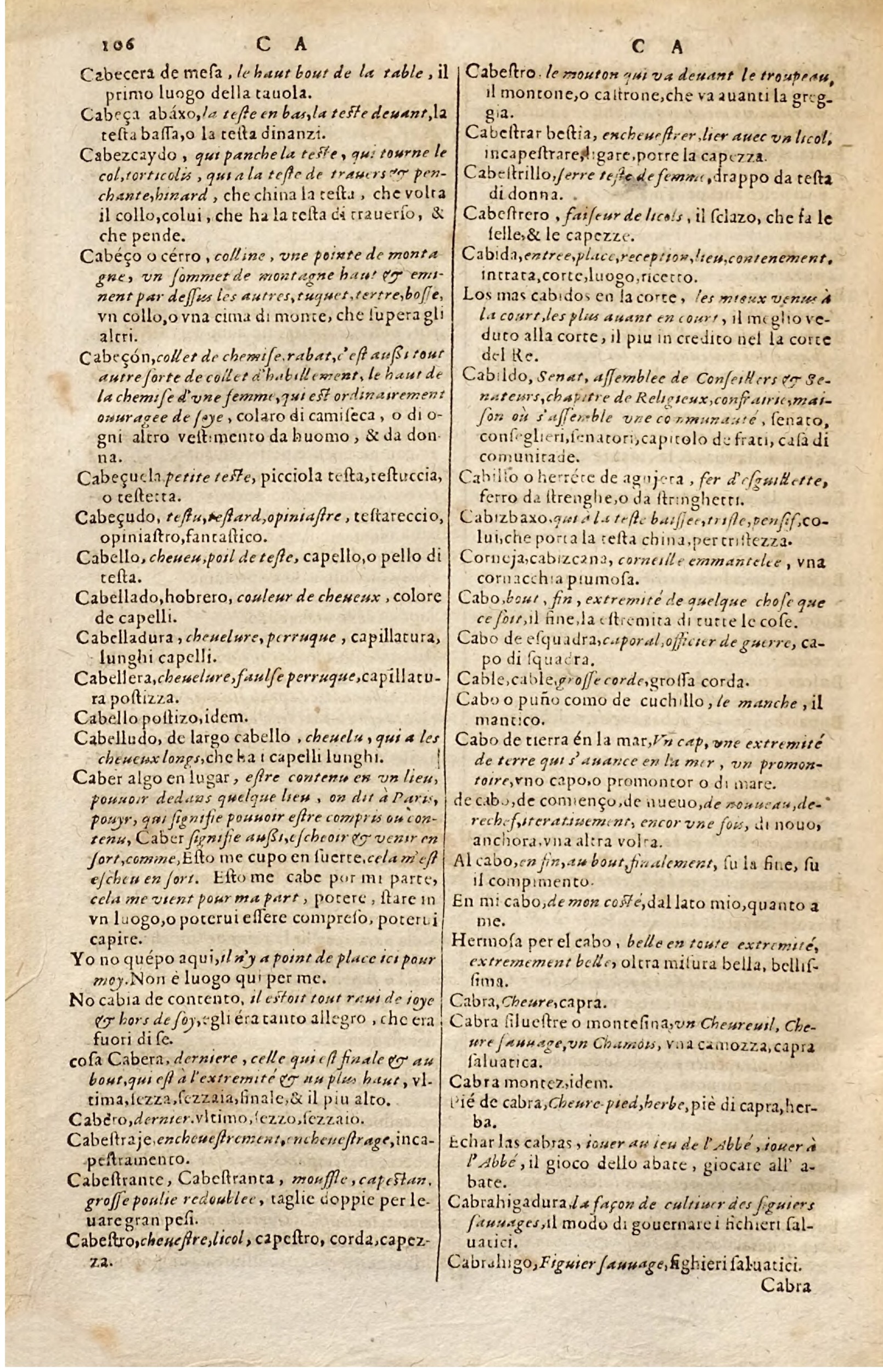 1627 - Jacques Crespin - Trésor des trois langues - Regensburg
