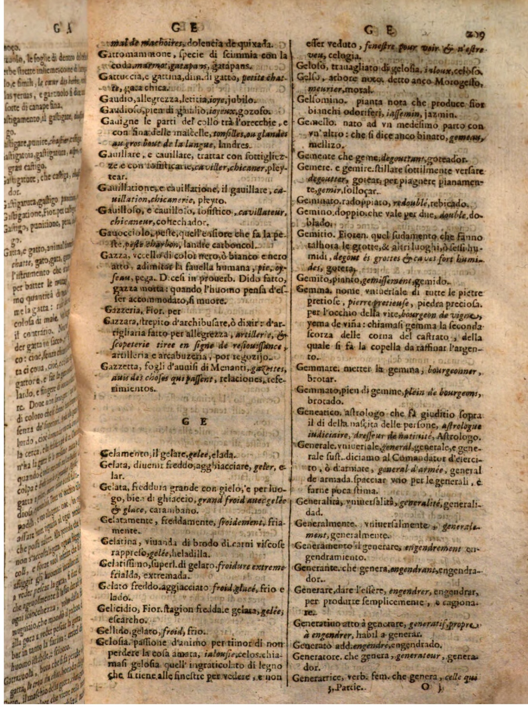 1644 - Jacques Crespin - Trésor des trois langues - Passau 1644 - Jacques Crespin - Trésor des trois langues - Passau