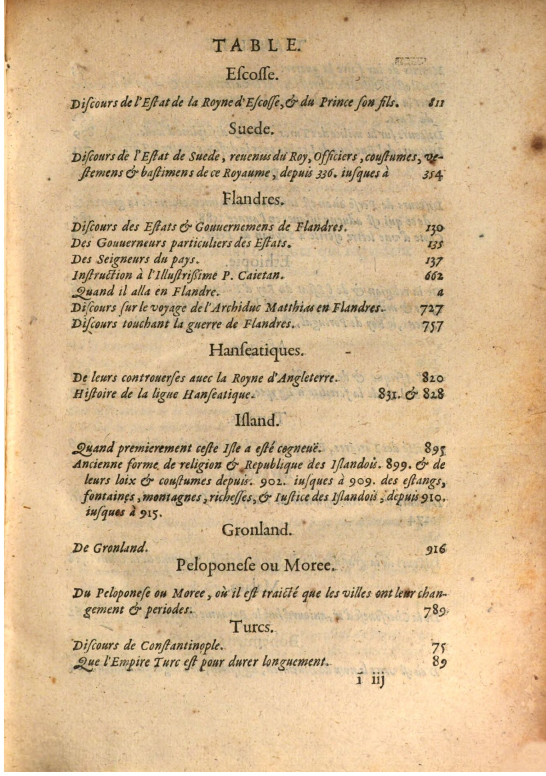1611 - Pierre Chevalier - Trésor politique - BSB Munich