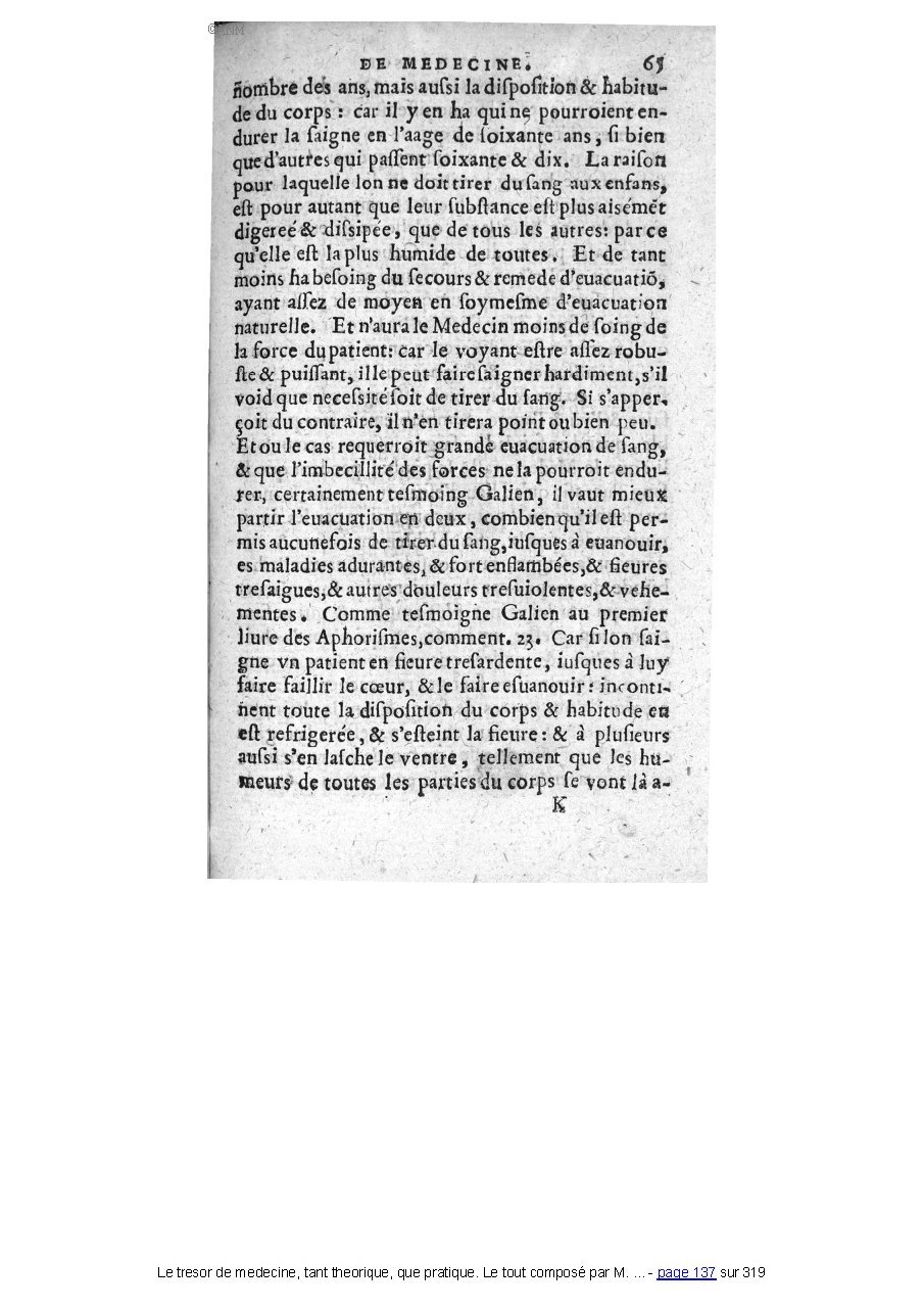 1560 - Pierre et Jan Moine - Trésor de médecine - Université Paris Cité