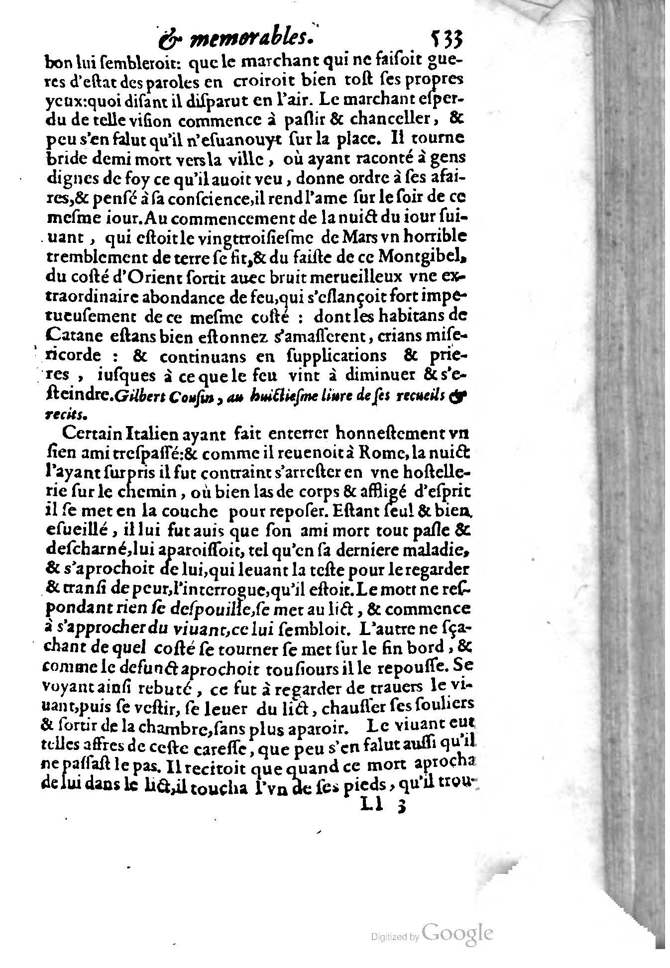 1620 - Samuel Crespin - Trésor d’histoires admirables et mémorables - BCU Lausanne 1620 - Samuel Crespin - Trésor d’histoires admirables et mémorables - BCU Lausanne