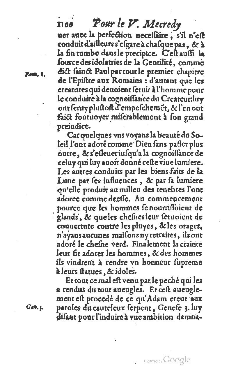 1607 - Nicolas Du Fossé - Trésor quadragésimal - T 01 - BM Lyon