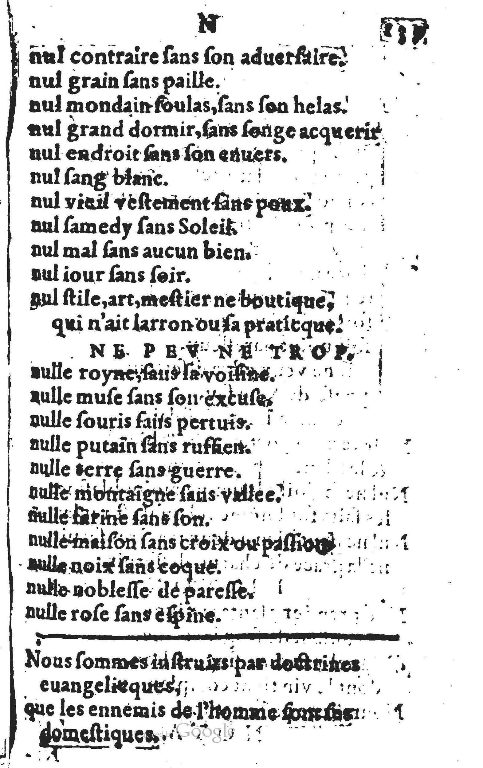 1578 - Nicolas Lescuyer - Trésor des sentences dorées - UGent