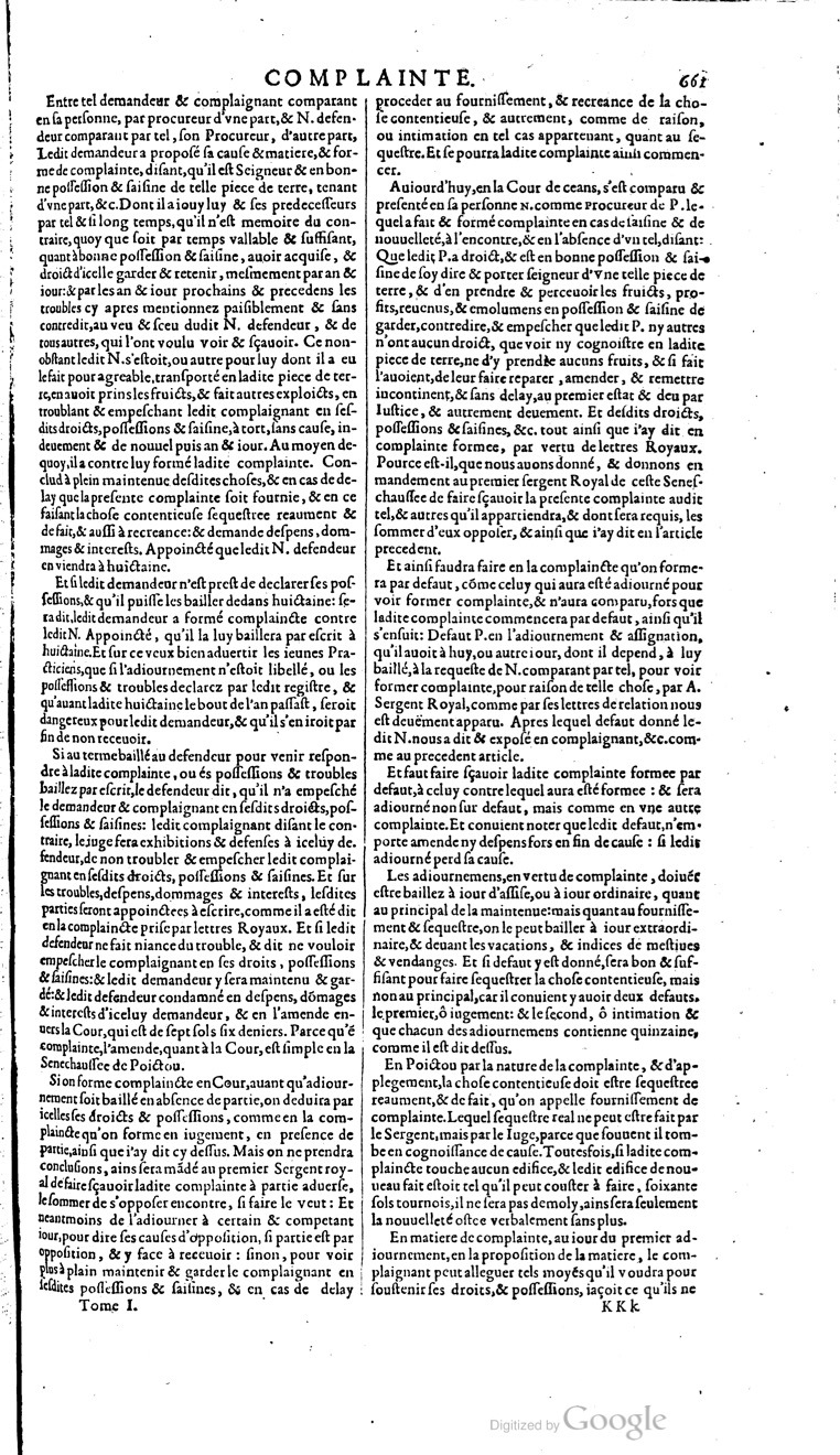 1629 - Veuve Nicolas Buon - Trésor du droit français (21754 T. 1) - BM Lyon
