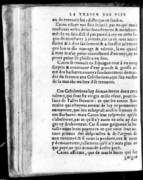 1574 - Benoît Rigaud - Trésor des vies de Plutarque - Avignon