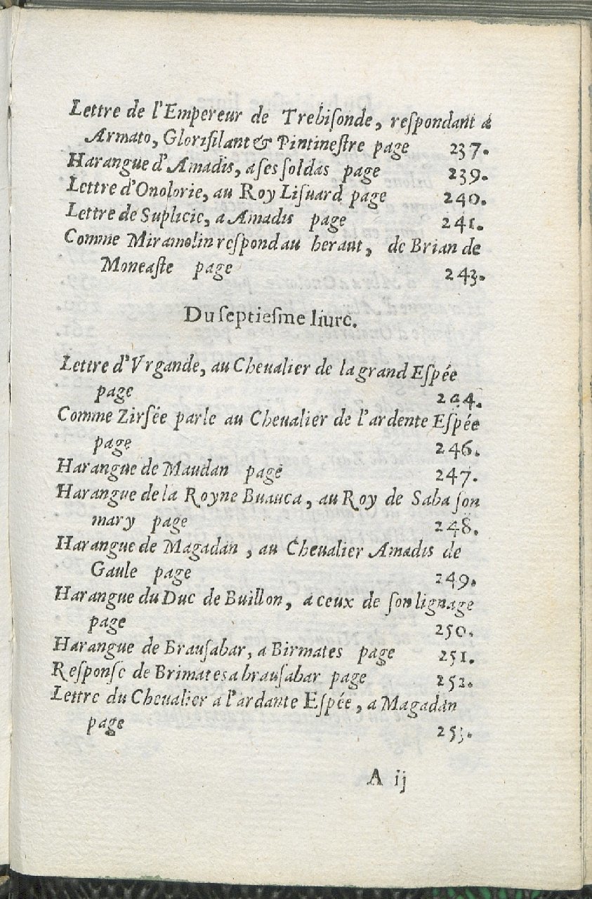 1559 - Pierre Regnard - Trésor des Amadis - Det KLG Copenhague