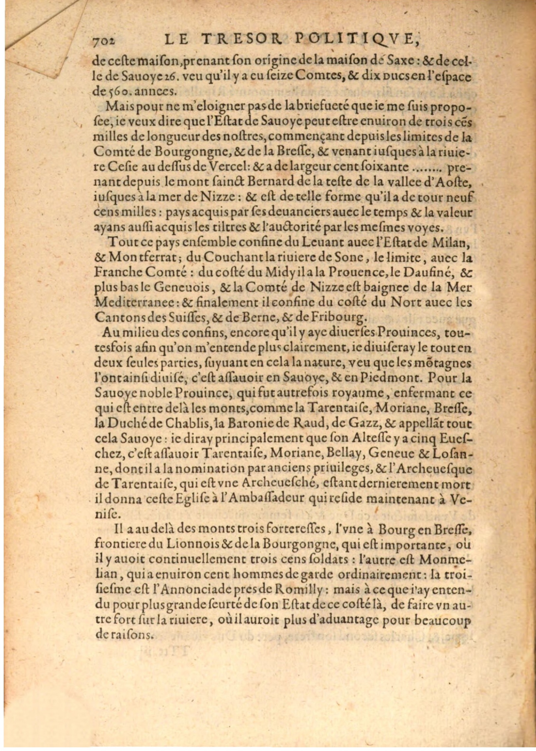 1608 - Nicolas Du Fossé - Trésor politique - BSB Munich