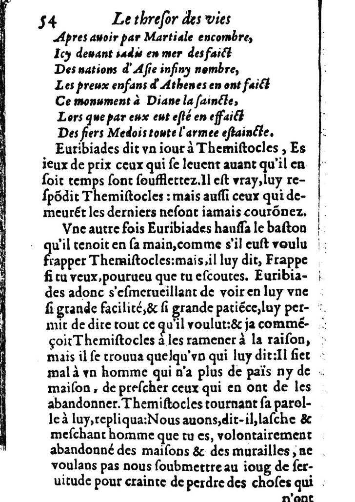 1611 - Pierre Rigaud - Trésor des vies de Plutarque - BM Lyon