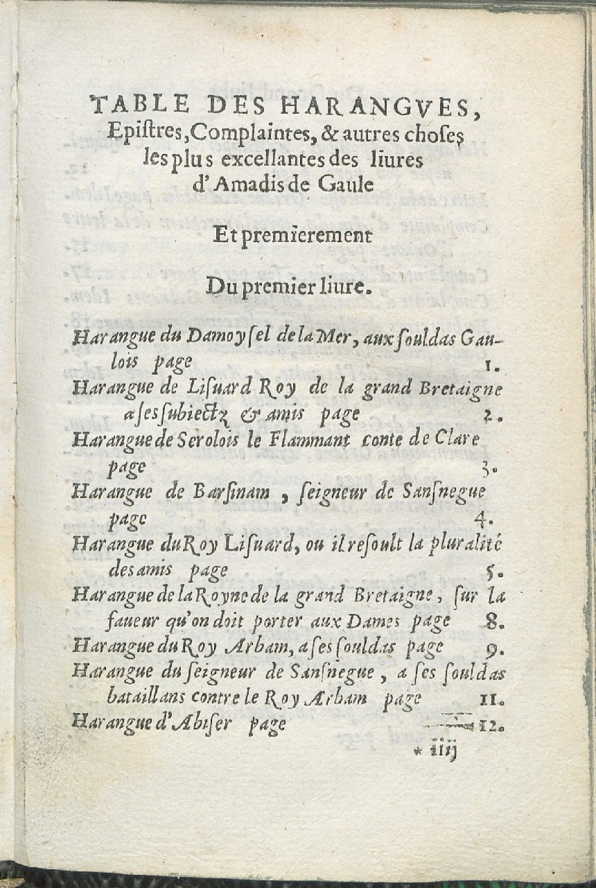 1559 - Pierre Regnard - Trésor des Amadis - Det KLG Copenhague
