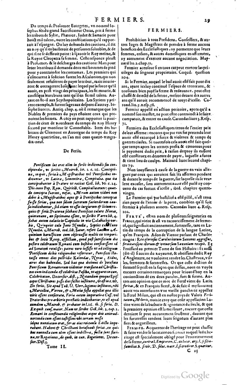 1629 - Veuve Nicolas Buon - Trésor du droit français (21754 T. 2) - BM Lyon