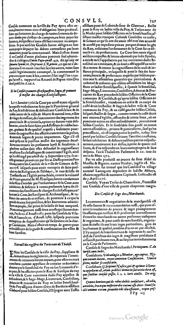1629 - Veuve Nicolas Buon - Trésor du droit français (21754 T. 1) - BM Lyon