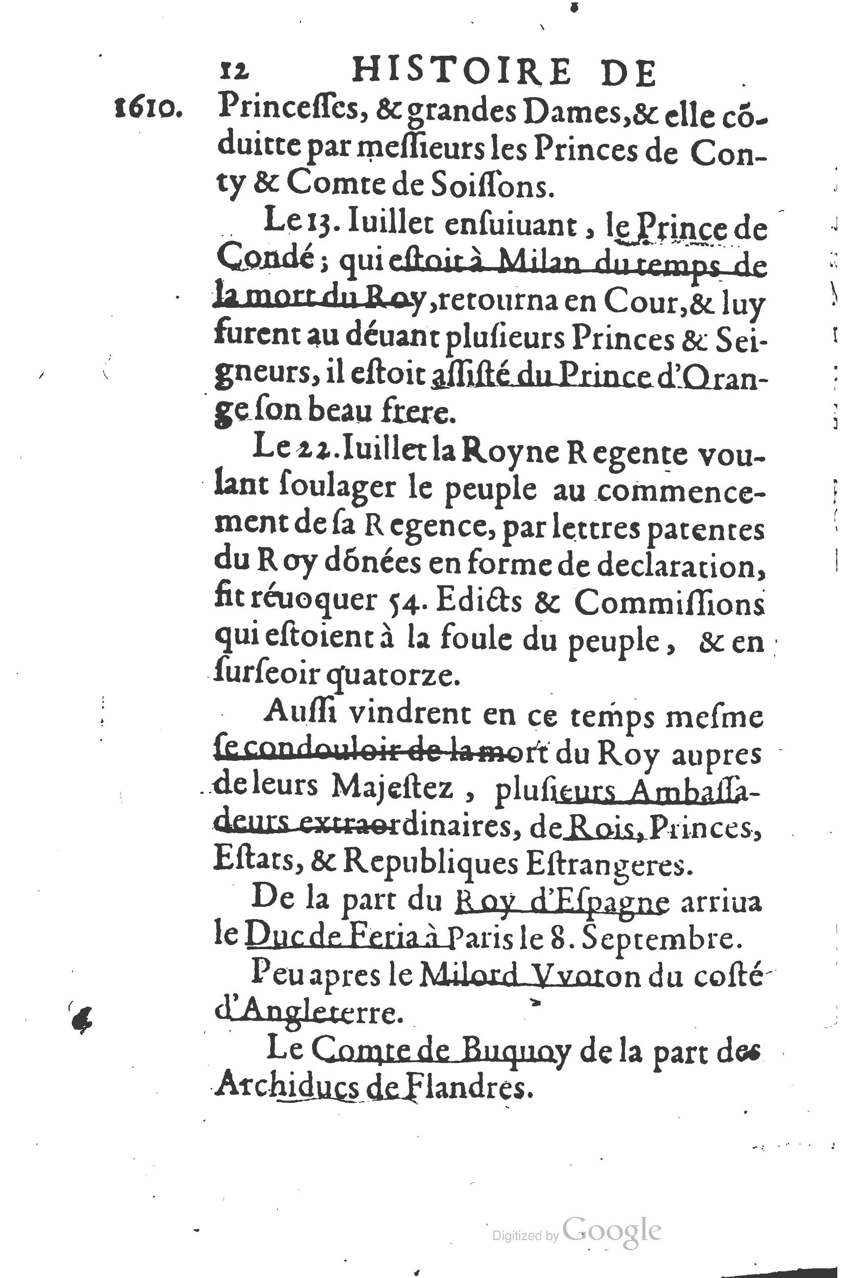 1626 - Joseph Bouillerot - Trésor de l’histoire générale de notre temps - BSB Munich