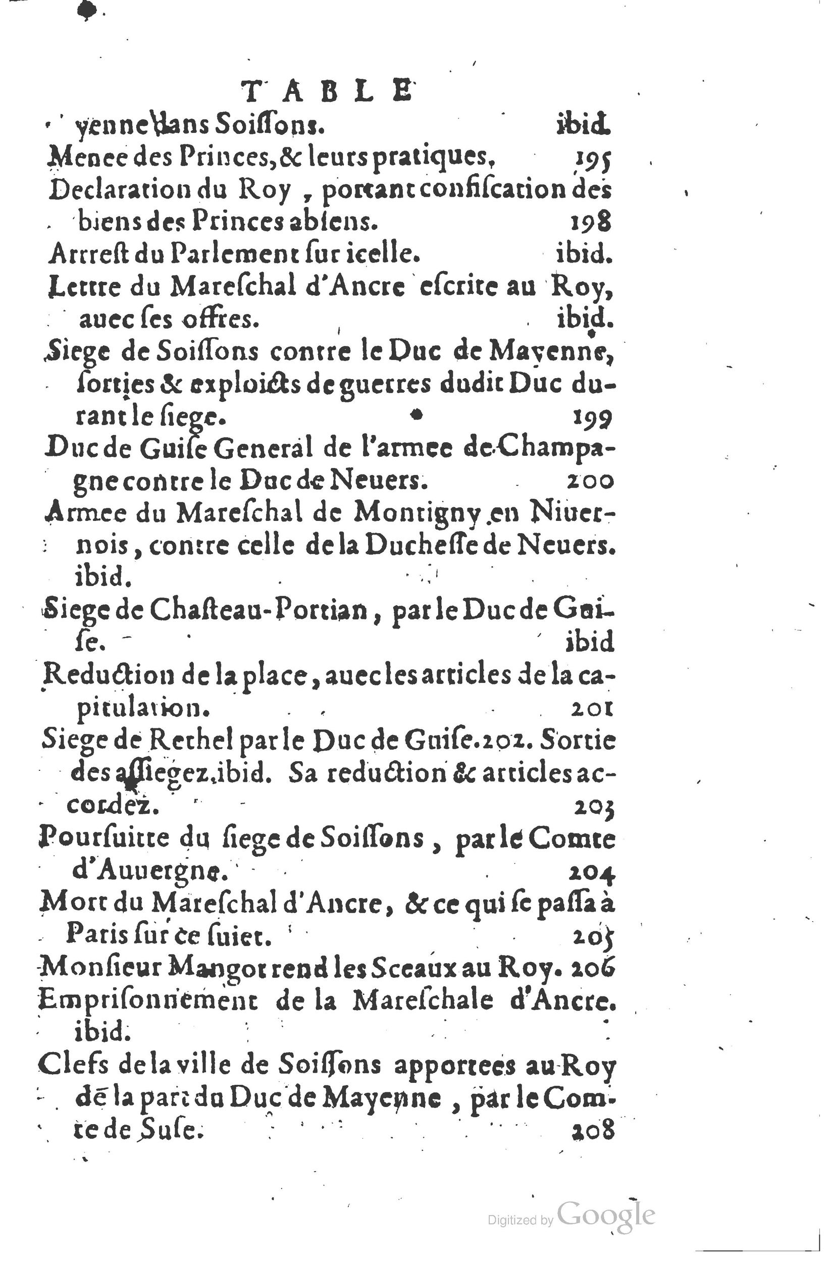 1626 - Joseph Bouillerot - Trésor de l’histoire générale de notre temps - BSB Munich