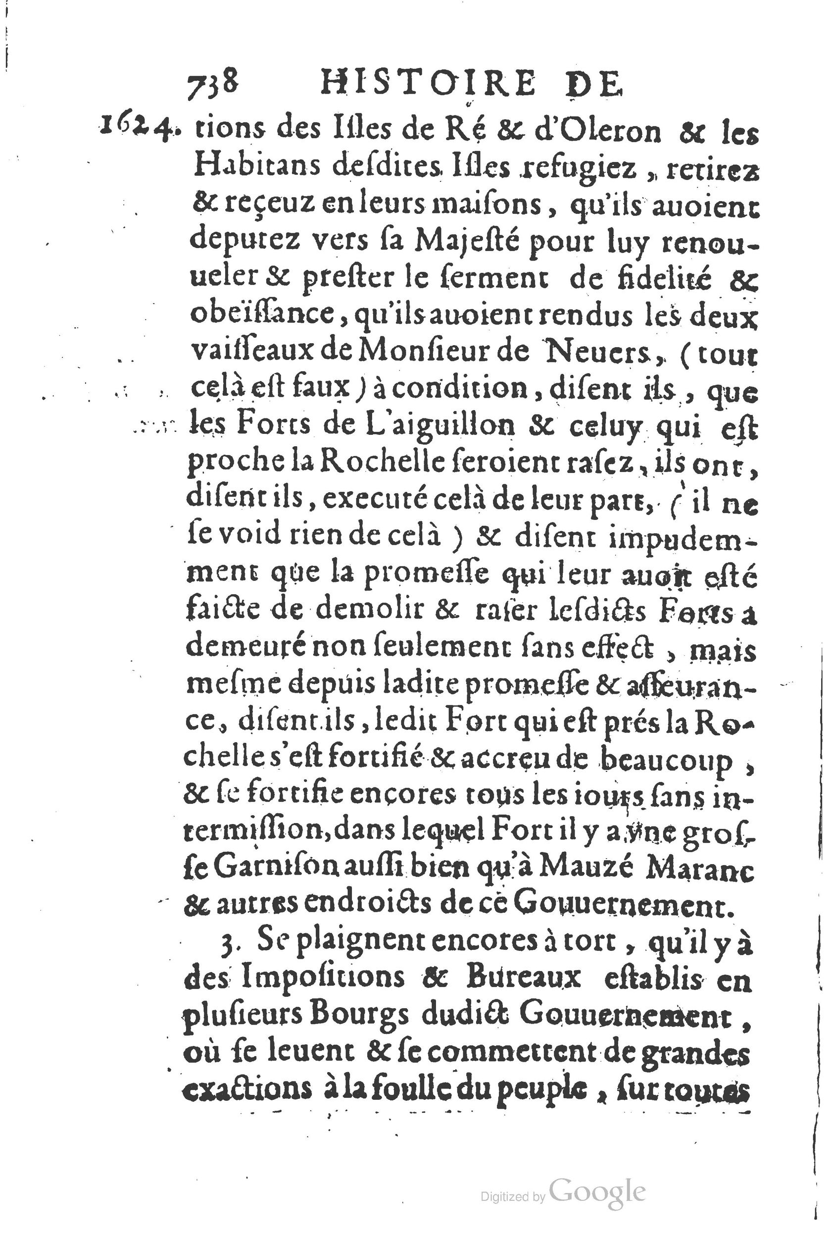 1626 - Joseph Bouillerot - Trésor de l’histoire générale de notre temps - BSB Munich